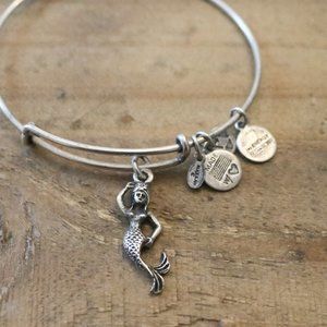 Silver Alex Ani Mermaid Bangle